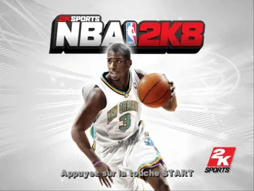 NBA 2K8 screen shot title